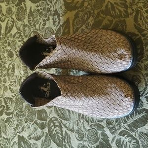 Gold mesh Corky's shoe boots